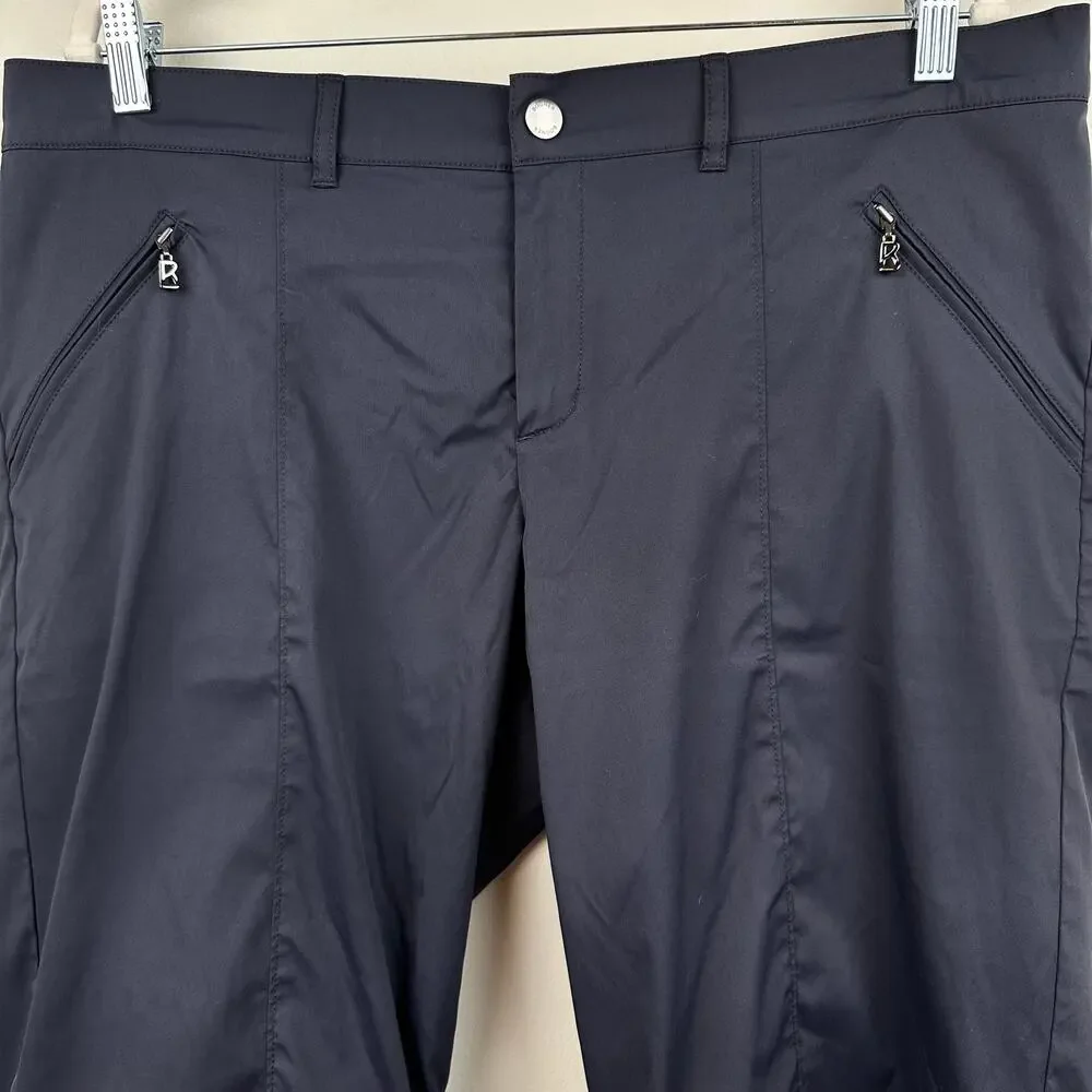 Bogner Sport Women's Lani Functional Bermuda Shorts Blue 14 Performance Golf